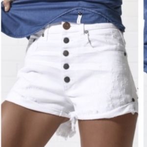 NWT One Teaspoon Harletts–– Luxe White